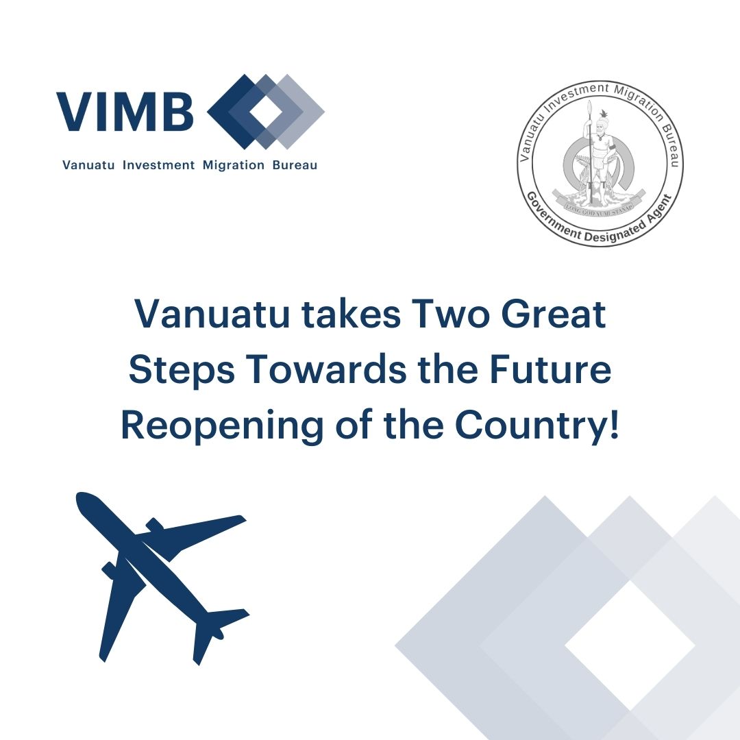 You are currently viewing Vanuatu takes two great steps towards the future reopening of Vanuatu to International   Travel